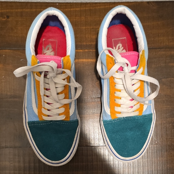 Vans Shoes - Vans Old Skool Colorblock Sneakers Retro 90s Kidcore Pastel Aesthetic Unisex
